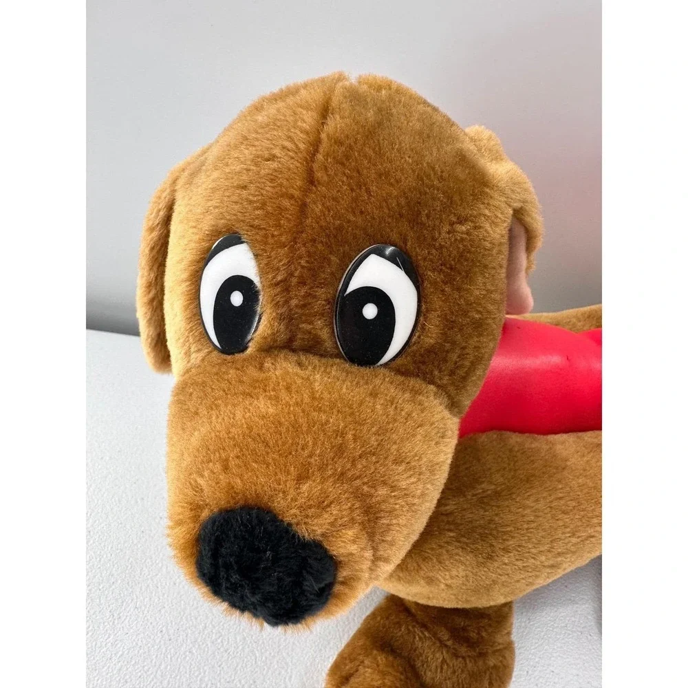 Vintage Allentown Toy Co.‎ Plush & Vinyl Dachshund Dog Stuffed Animal 21